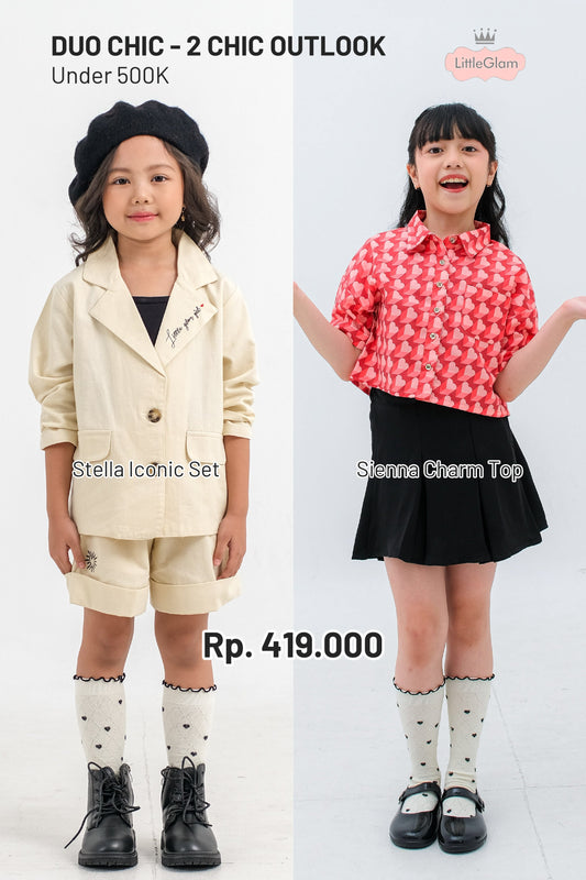 BUNDLING Stella Iconic Set + Sienna Charm Top