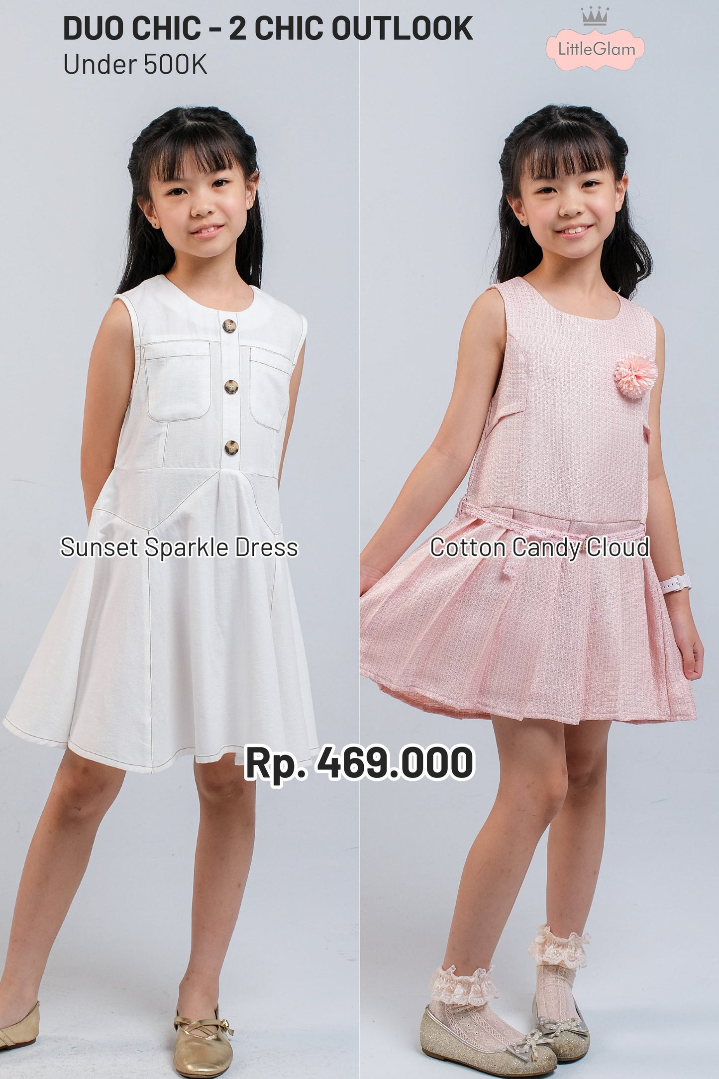 BUNDLING Sunset Sparkle Dress + Cotton Candy Cloud