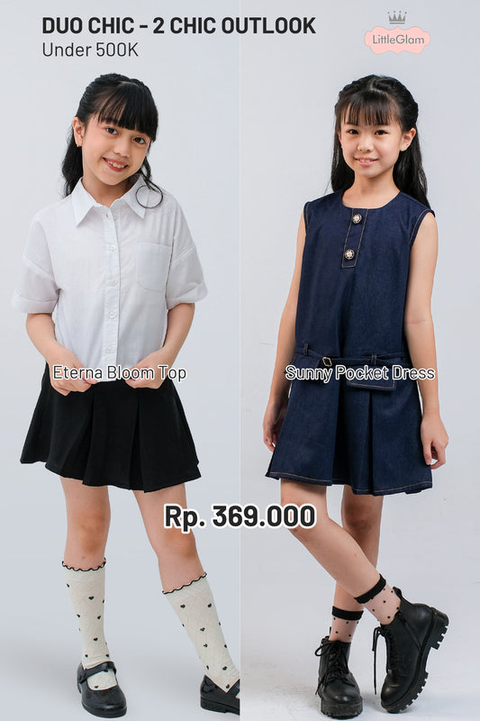 BUNDLING Eterna Bloom Top + Sunny Pocket Dress