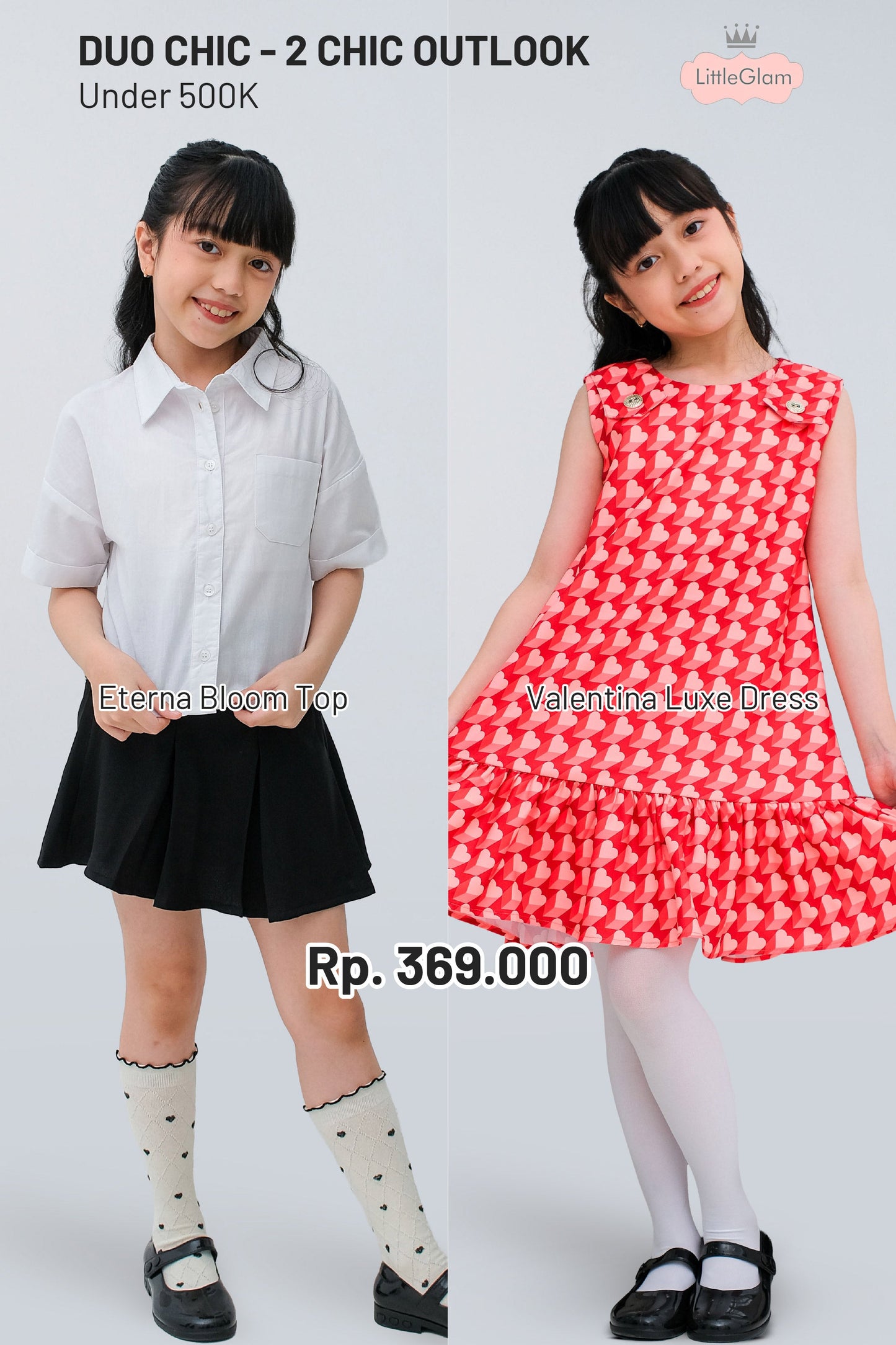 BUNDLING Eterna Bloom Top + Valentina Luxe Dress