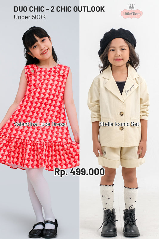 BUNDLING Valentina Luxe Dress + Stella Iconic Set