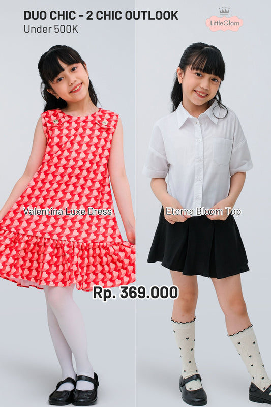 BUNDLING Valentina Luxe Dress + Eterna Bloom Top