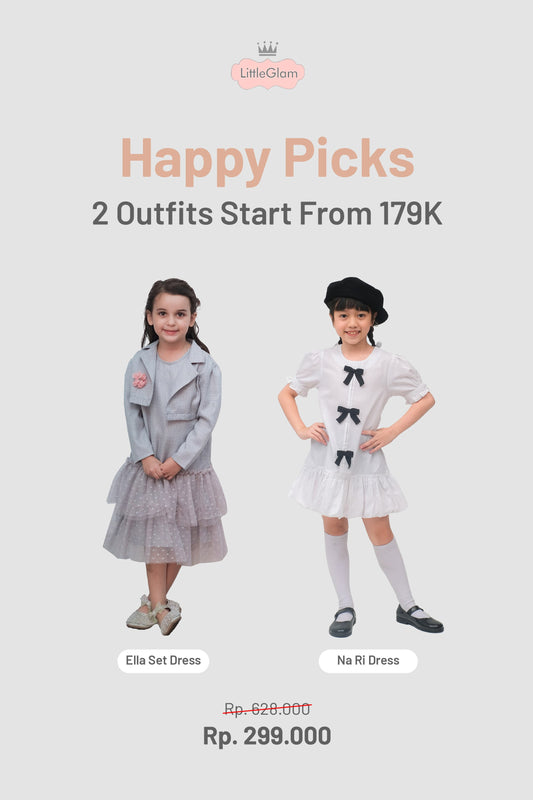BUNDLING HAPPY PICK Ella Set Dress  + Na Ri Dress