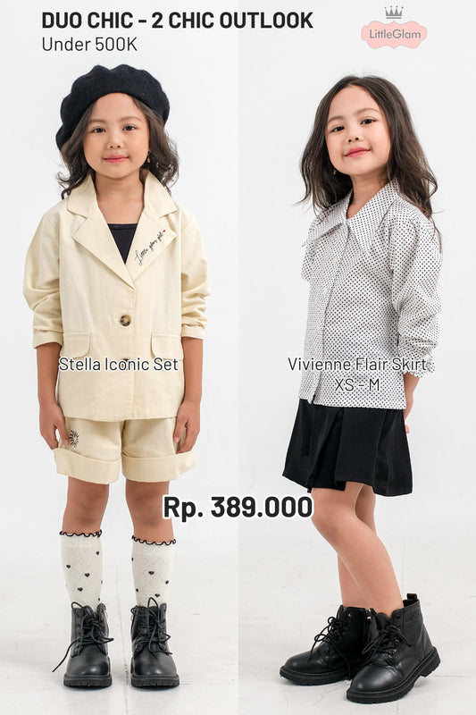 BUNDLING Stella Iconic Set + Vivienne Flair Skirt