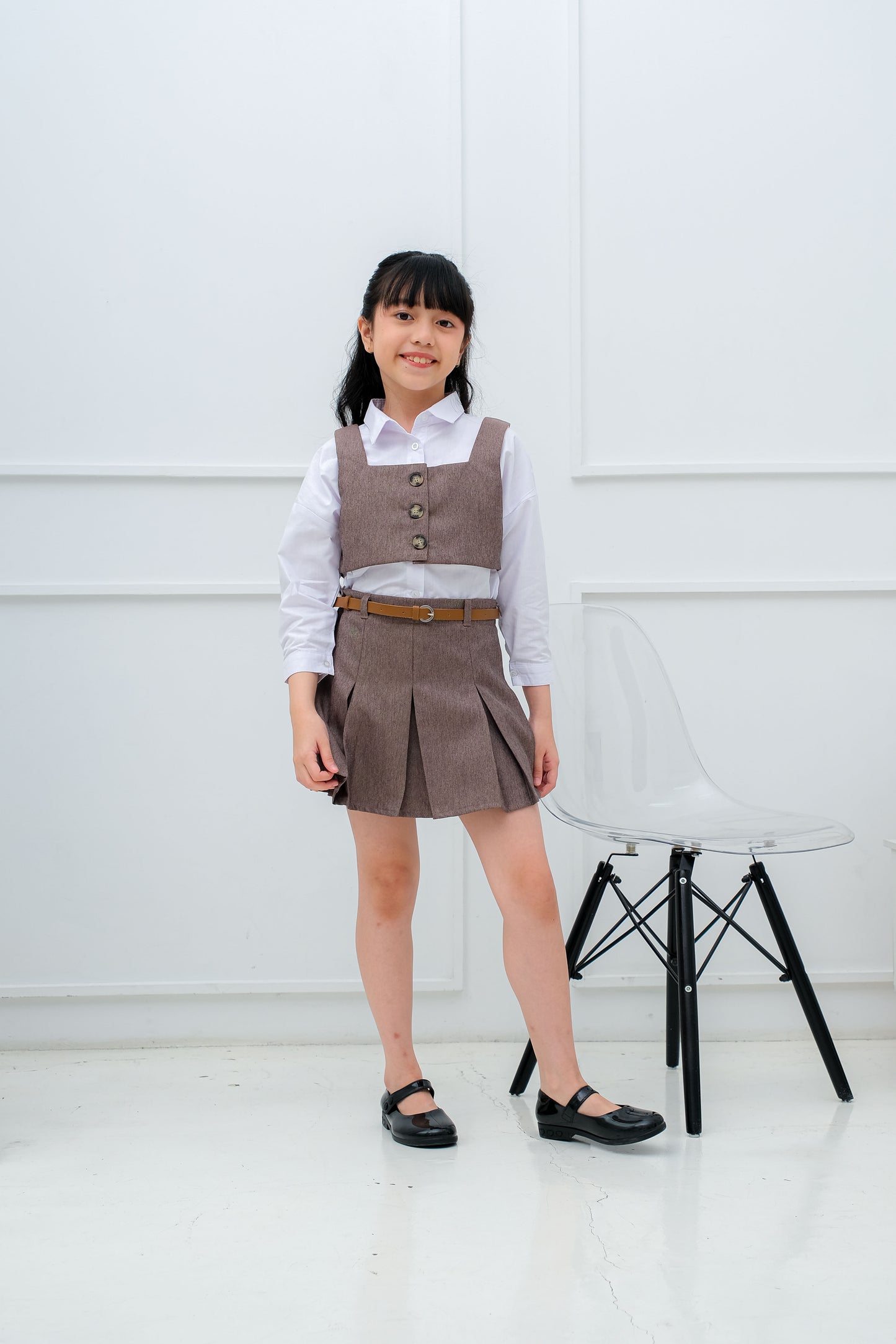 Misty Crop Top + Skort Set