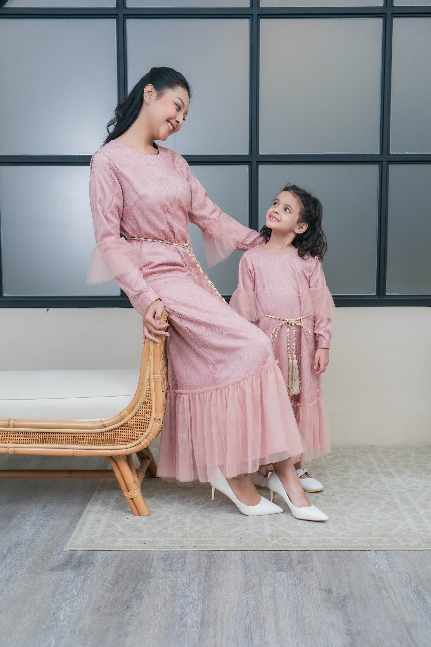 BUNDLING Kirana Dress Anak + Mom