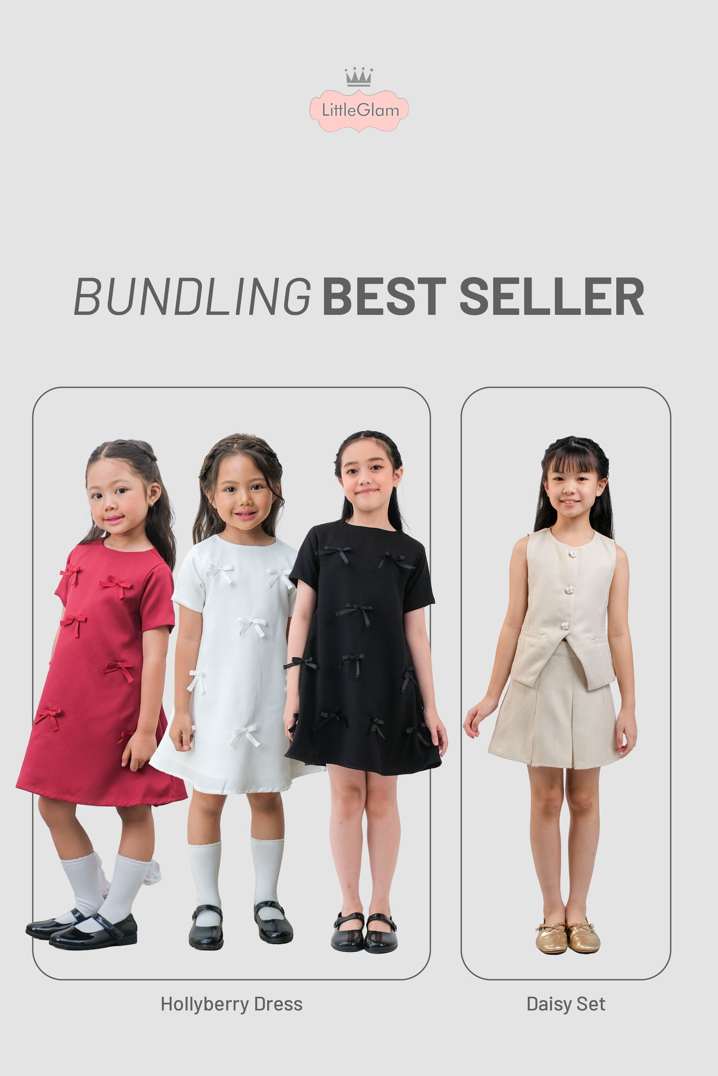 BUNDLING Hollyberry Dress + Daisy Set