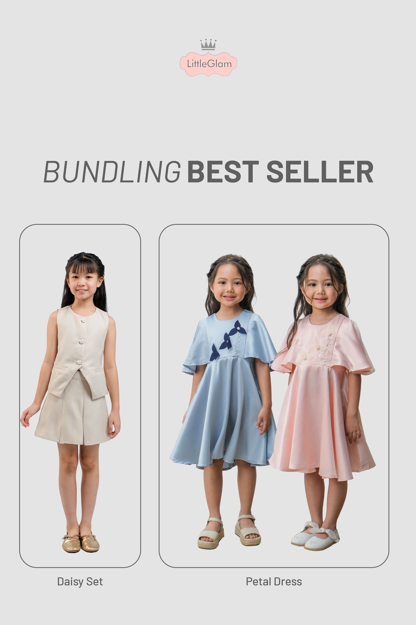 BUNDLING Daisy Set + Petal Dress