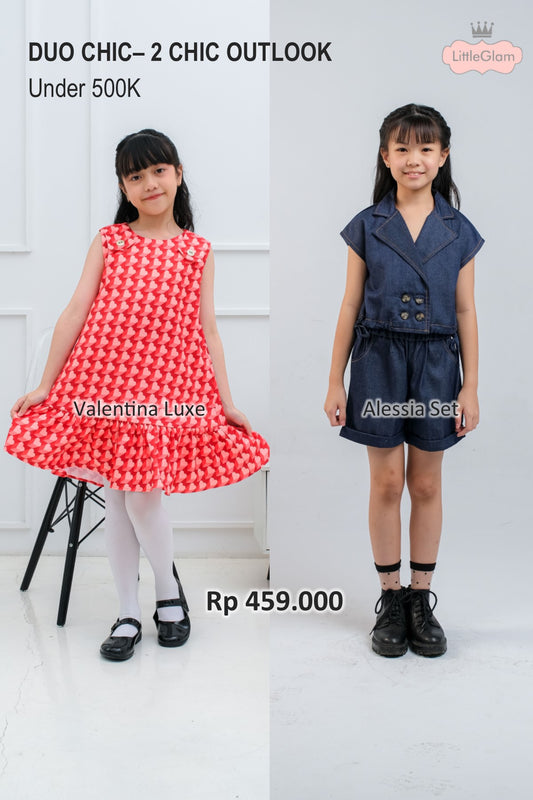 BUNDLING Valentina Luxe Dress + Alessia Set