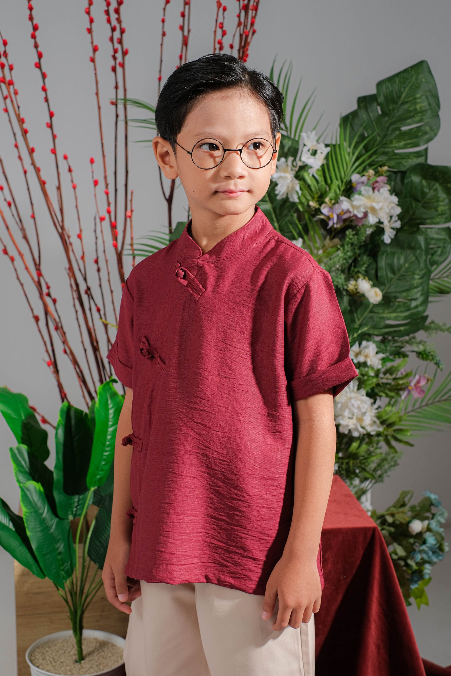 Garnet Boy Top