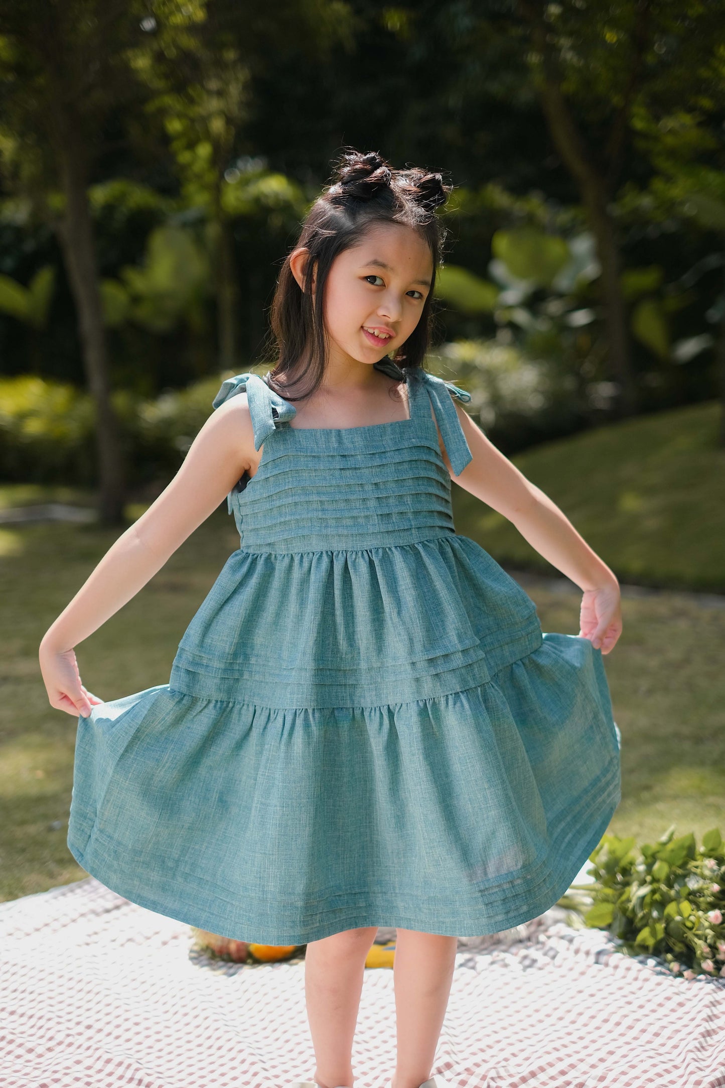 Mary Dress - Blue