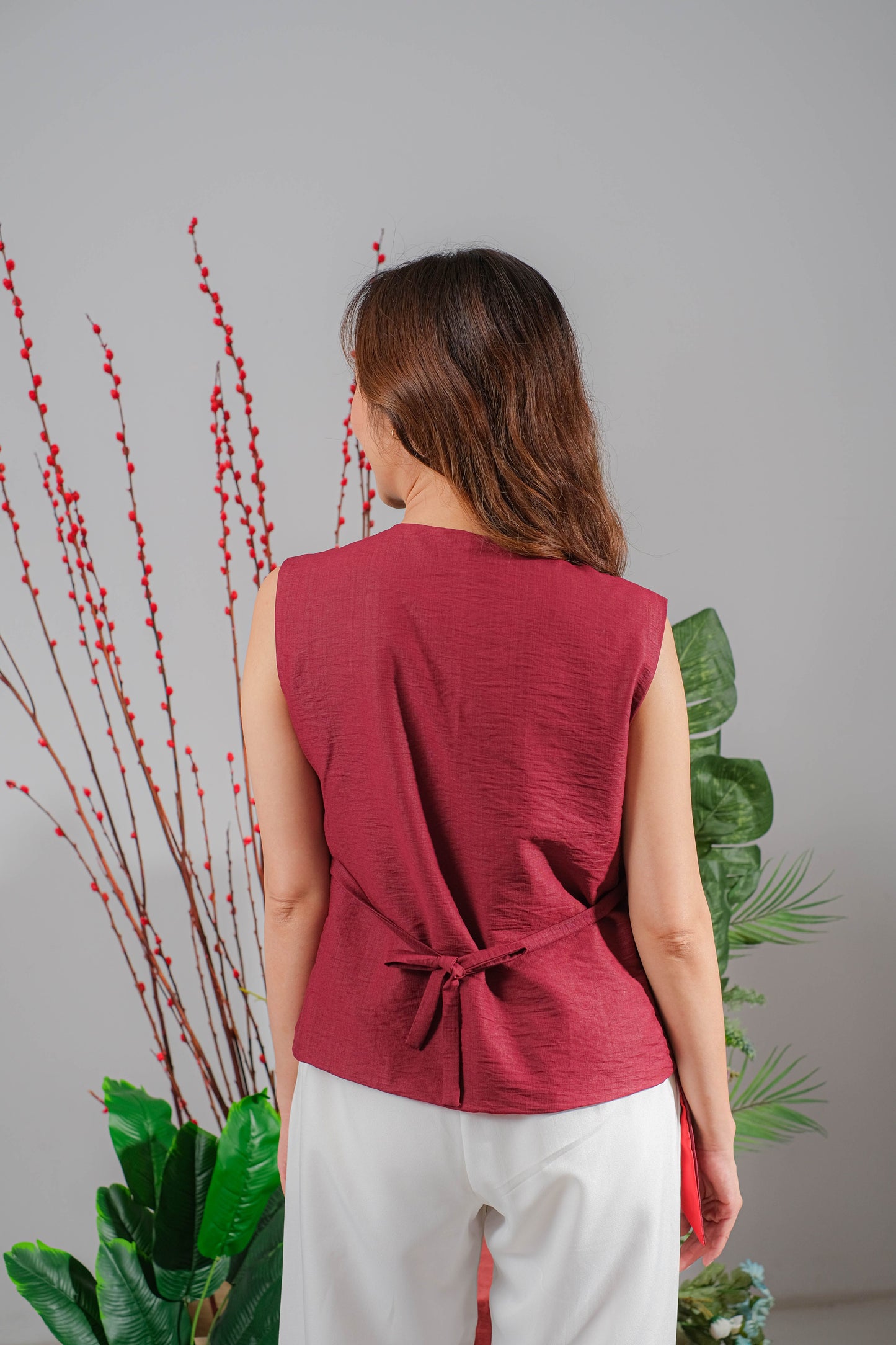 BUNDLING Garnet Dress + Garnet Mom Top